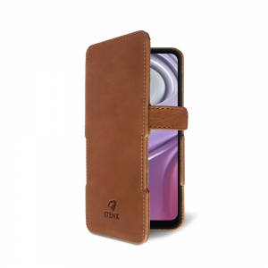 Чохол книжка Stenk Prime для Motorola Moto G20 Camel