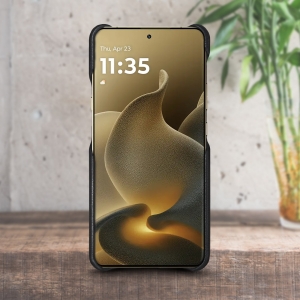 Кожаная накладка Stenk Cover для Motorola Signature Черный