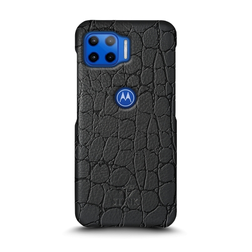 бампер на Motorola Moto G 5G Plus Черный Stenk Cover Reptile фото 1