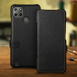 Чехол книжка Stenk Premium для Realme C25Y Чёрный