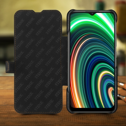 чохол-книжка на Realme C25Y Чорний Stenk Premium фото 2