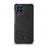 Кожаная накладка Stenk Reptile Cover для Samsung Galaxy M33 5G Чёрная