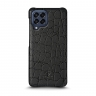 Шкіряна накладка Stenk Reptile Cover для Samsung Galaxy M33 5G Чорна