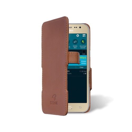 чохол-книжка на Samsung Galaxy J2 Світло-коричневий Stenk Сняты с производства фото 2