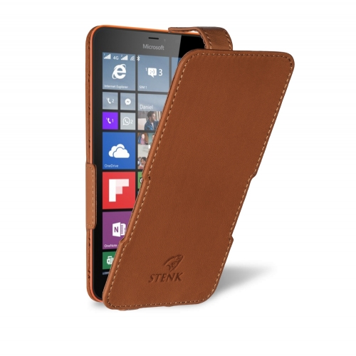 чохол-фліп на Microsoft Lumia 640 XL DS Світло-коричневий Stenk Сняты с производства фото 2