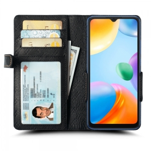 Чохол книжка Stenk Wallet для Xiaomi Redmi 10C Чорний