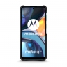 Кожаная накладка Stenk Reptile Cover для Motorola Moto G22 Чёрная