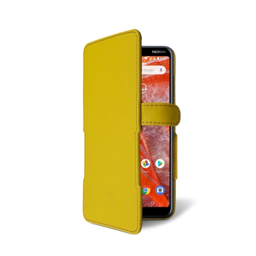 чехол-книжка на Nokia 3.1 Plus Желтый Stenk Prime фото 2