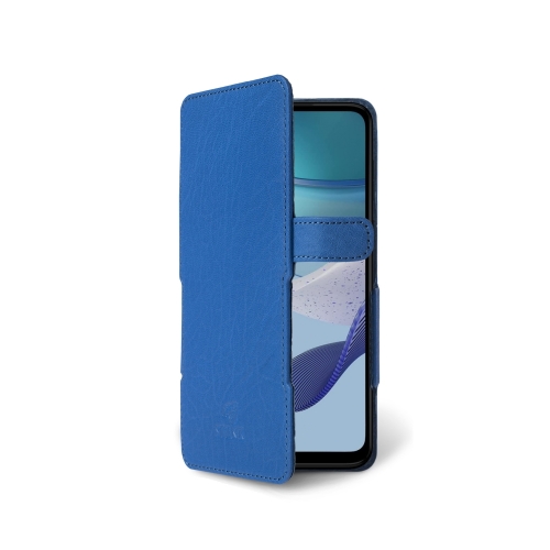 чехол-книжка на Motorola Moto G (2023) Ярко-синий  Prime фото 2