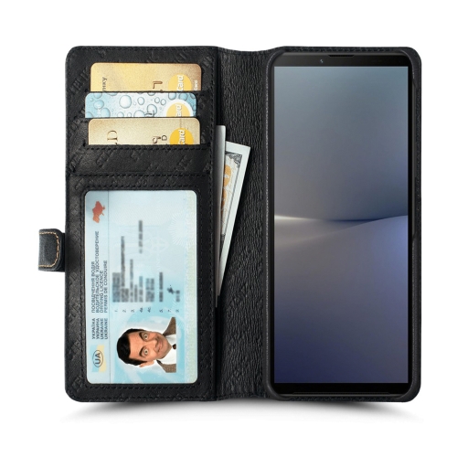 чохол-гаманець на Sony Xperia 10 V Чорний Stenk Premium Wallet фото 2