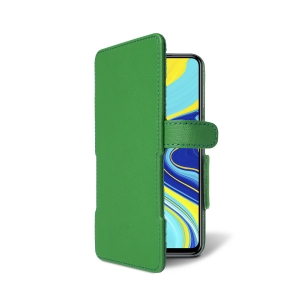 Чехол книжка Stenk Prime для Xiaomi Redmi Note 9S Зелёный