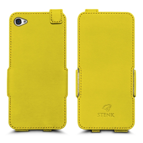 чохол-фліп на Apple iPhone 4 /4S Жовтий Stenk Сняты с производства фото 1
