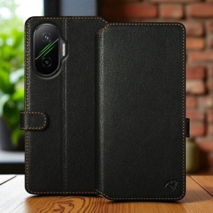 Чохол-портмоне Stenk Premium Wallet для Xiaomi Poco F7 Чорний