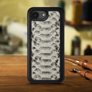 Накладка Stenk ExBacker Python Scales для Apple iPhone 16e Натуральний