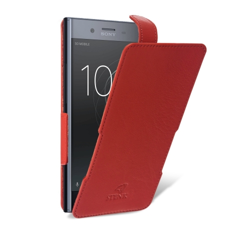чехол-флип на Sony Xperia XZ Premium Красный Stenk Prime фото 2