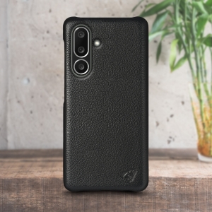 Шкіряна накладка Stenk Cover для Samsung Galaxy M56 Чорний