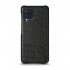 Кожаная накладка Stenk Reptile Cover для Samsung Galaxy M22 Чёрная