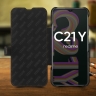 Чехол книжка Stenk Premium для Realme C21Y Чёрный