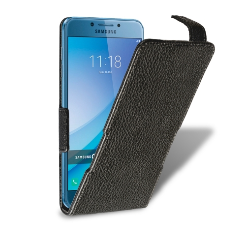 чохол-фліп на Samsung Galaxy C5 Pro Чорний Liberty Сняты с производства фото 2