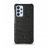 Шкіряна накладка Stenk Reptile Cover для Samsung Galaxy A33 5G Чорна