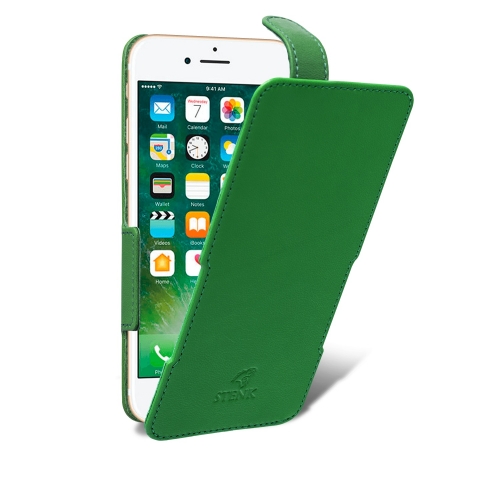 чехол-флип на Apple iPhone 7 Зелёный Stenk Prime фото 2