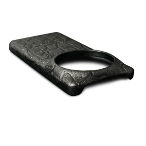 Шкіряна накладка Stenk Reptile Cover для Xiaomi 14 Ultra Чорна