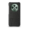 Шкіряна накладка Stenk Reptile Cover для OPPO Reno12 FS Чорний
