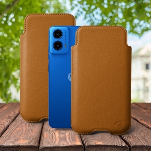 Футляр Stenk Sportage для Motorola Moto G45 Camel