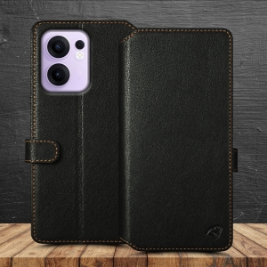 Чехол-портмоне Stenk Premium Wallet для OPPO Reno13 FS 5G Чёрный