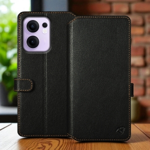 Чохол-портмоне Stenk Premium Wallet для OPPO Reno13 FS 5G Чорний