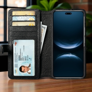 Чохол-портмоне Stenk Premium Wallet для HuaWei Nova 14 Pro Чорний