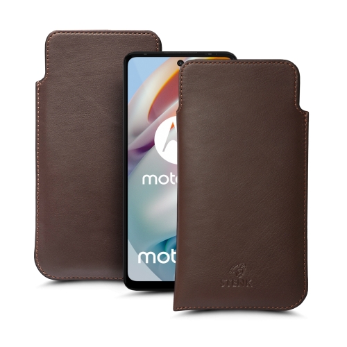 чехлы-футляры на Motorola Moto G60 Коричневый Stenk Elegance фото 1