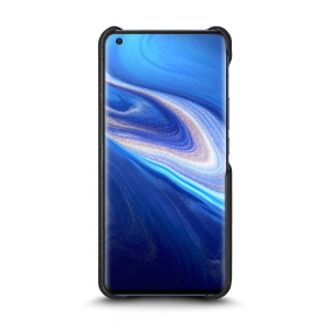 Шкіряна накладка Stenk Reptile Cover для Vivo X50 Pro Чорна