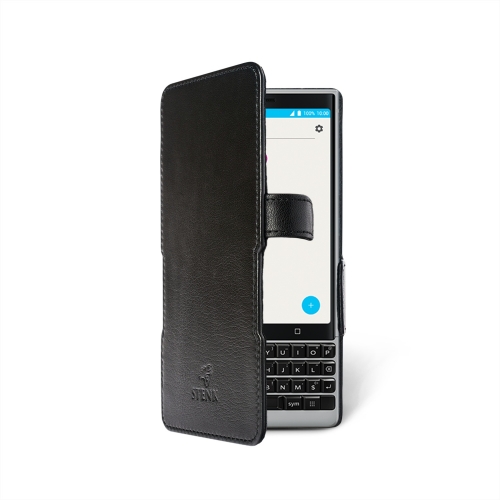 чехол-книжка на BlackBerry KEY2 Черный Stenk Prime фото 2