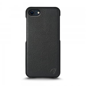 Шкіряна накладка Stenk Cover для Apple iPhone SE (2022) Чорна