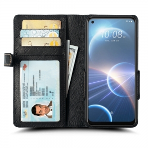 Чохол книжка Stenk Wallet для HTC Desire 22 Pro Чорний