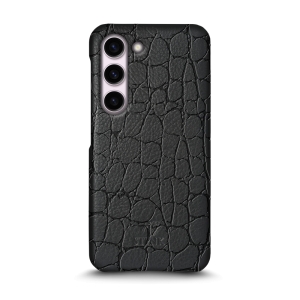 Шкіряна накладка Stenk Reptile Cover Samsung Galaxy S23 Чорна