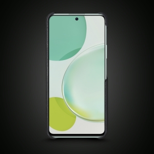 Шкіряна накладка Stenk WoodBacker для HuaWei Nova 11i Чорна