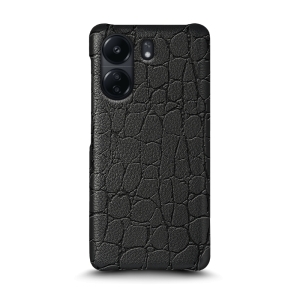 Шкіряна накладка Stenk Reptile Cover для Xiaomi Redmi 13C Чорний