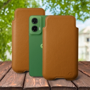 Футляр Stenk Sportage для Motorola Moto G35 Camel