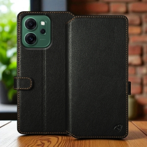 Чохол-портмоне Stenk Premium Wallet для OPPO Reno 14 FS 5G Чорний