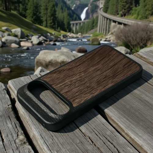 бампер на Google Pixel 10 Pro XL Чорний Stenk WoodBacker фото 3