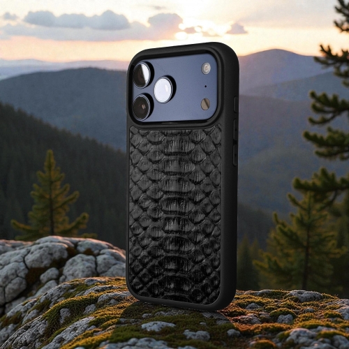 бампер на Apple iPhone 17 Pro Черный  SkinBacker фото 1