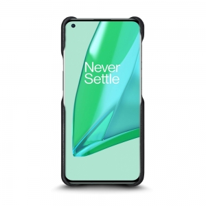 Шкіряна накладка Stenk Reptile Cover для OnePlus 9 Pro Чорна