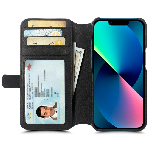 чехол-кошелек на Apple iPhone 13 Черный Stenk Premium Wallet фото 1