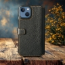 Чехол-портмоне Stenk Premium Wallet для Apple iPhone 13 Чёрный