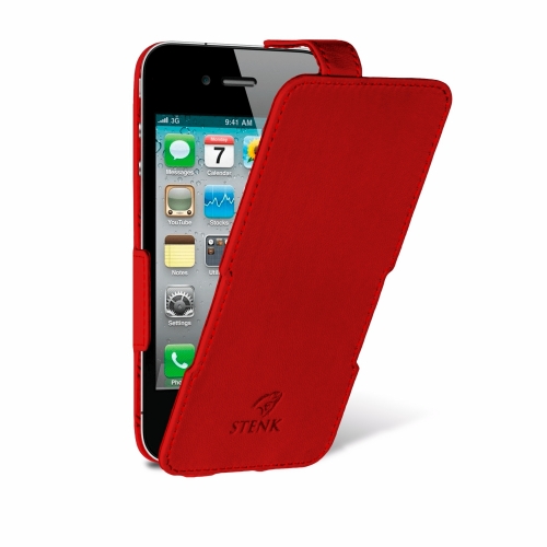 чохол-фліп на Apple iPhone 4 /4S Червоний Stenk Сняты с производства фото 2