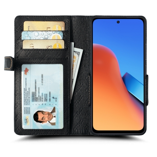 чехол-книжка на Xiaomi Redmi 12 Черный Stenk Wallet фото 2