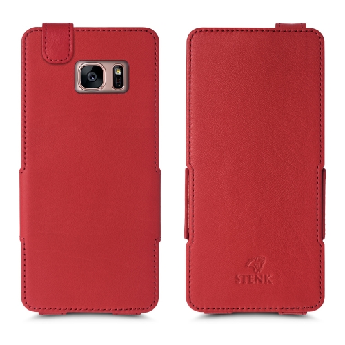 чехол-флип на Samsung Galaxy S7 edge Красный Stenk Prime фото 1