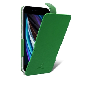 Чехол флип Stenk Prime для Apple iPhone SE (2020) Зелёный
